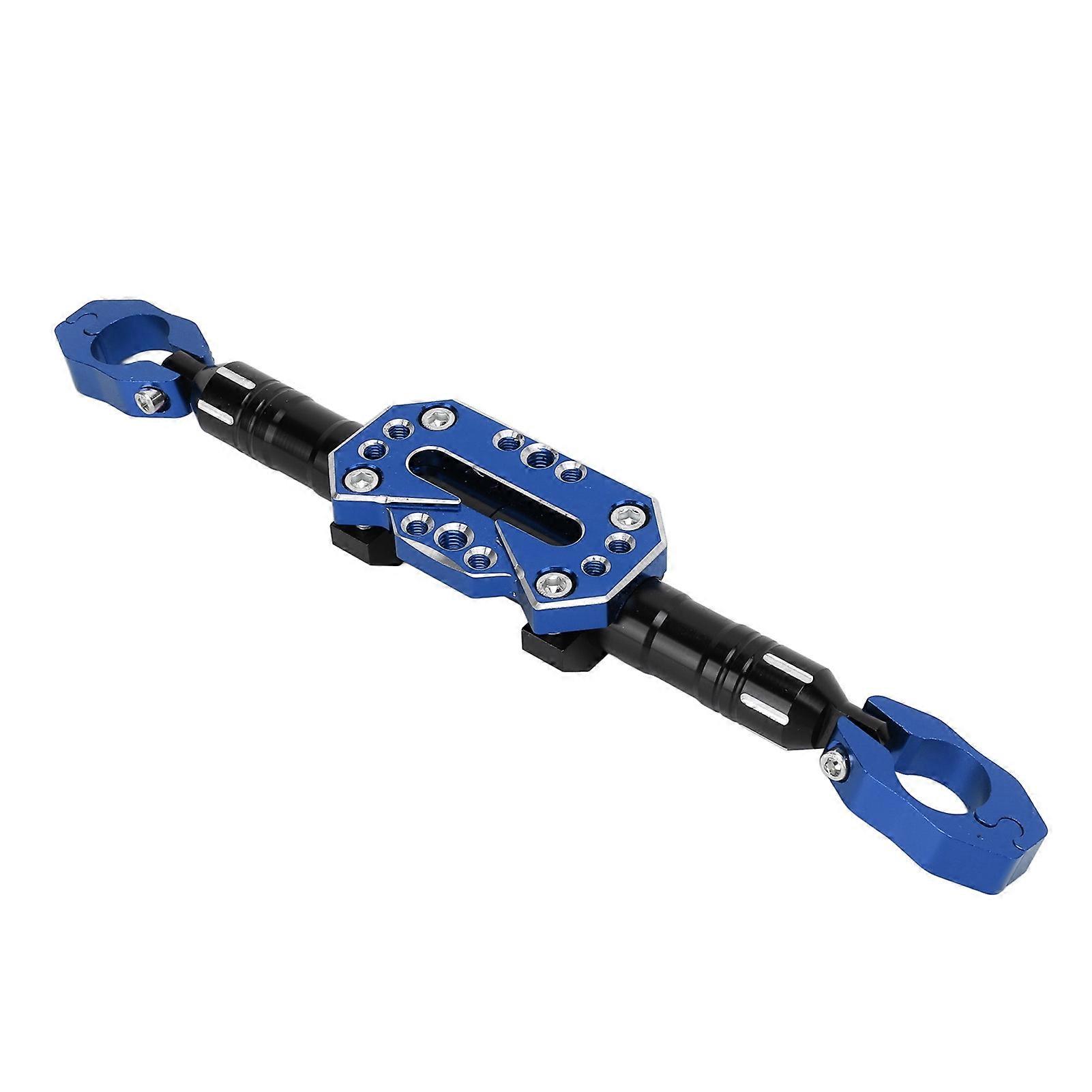Motorcycle Multi Function Handlebar Extension Rod CNC Blue Durable