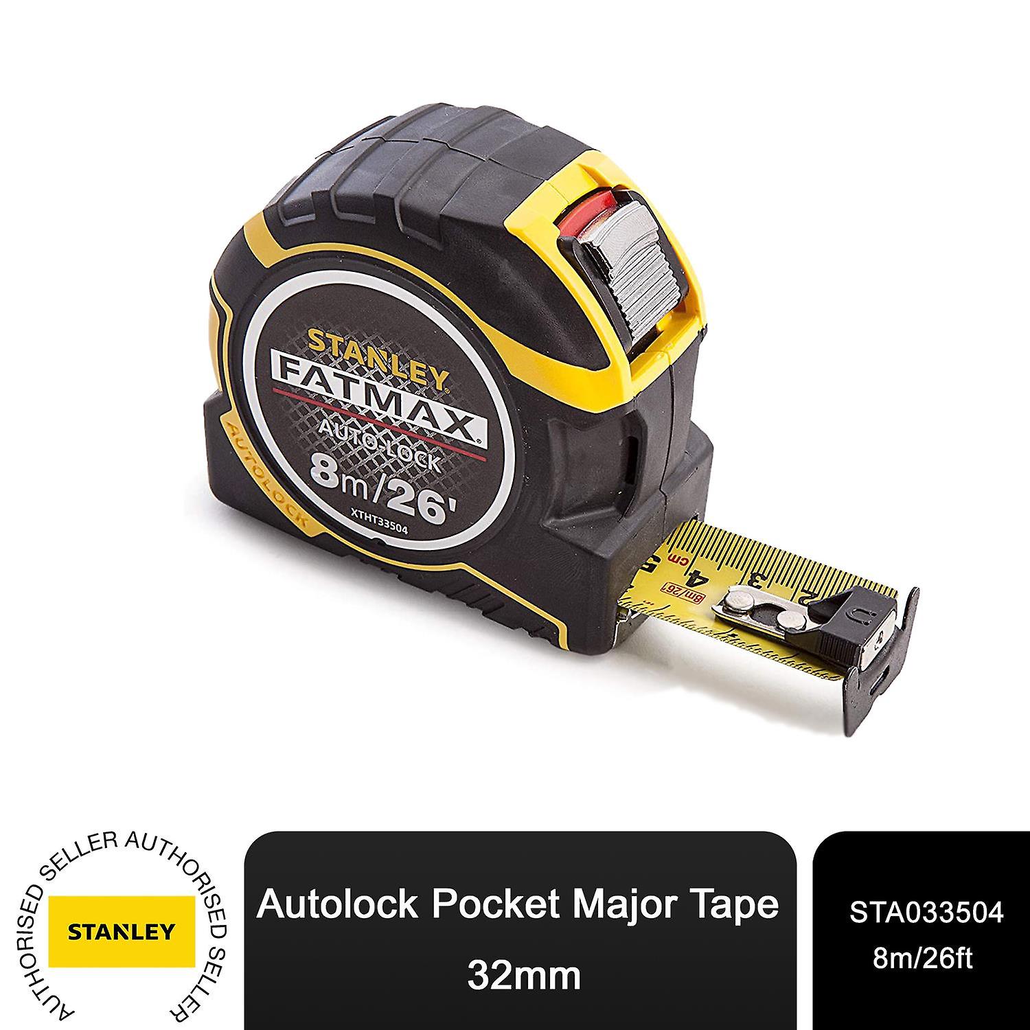 STANLEY PRO AUTOLOCK TAPE 8M/26FT