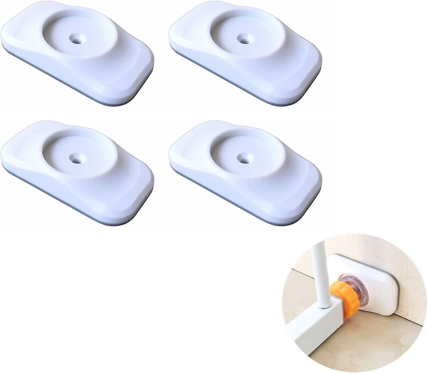 4 عبوات واقيات جدار باب الطفل ، وأدوات التوقف على الجدران ، واقي جدار تمديد باب الدرج ، لأبواب تناسب الضغط ، السلالم