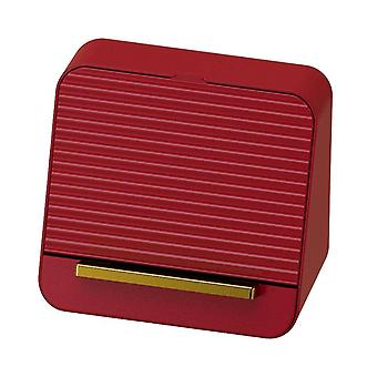 Cosmetic Display Case Minimalist Cosmetic Lipstick Storage Box Desktop Partition Lipstick Storage Rack Suitable Red