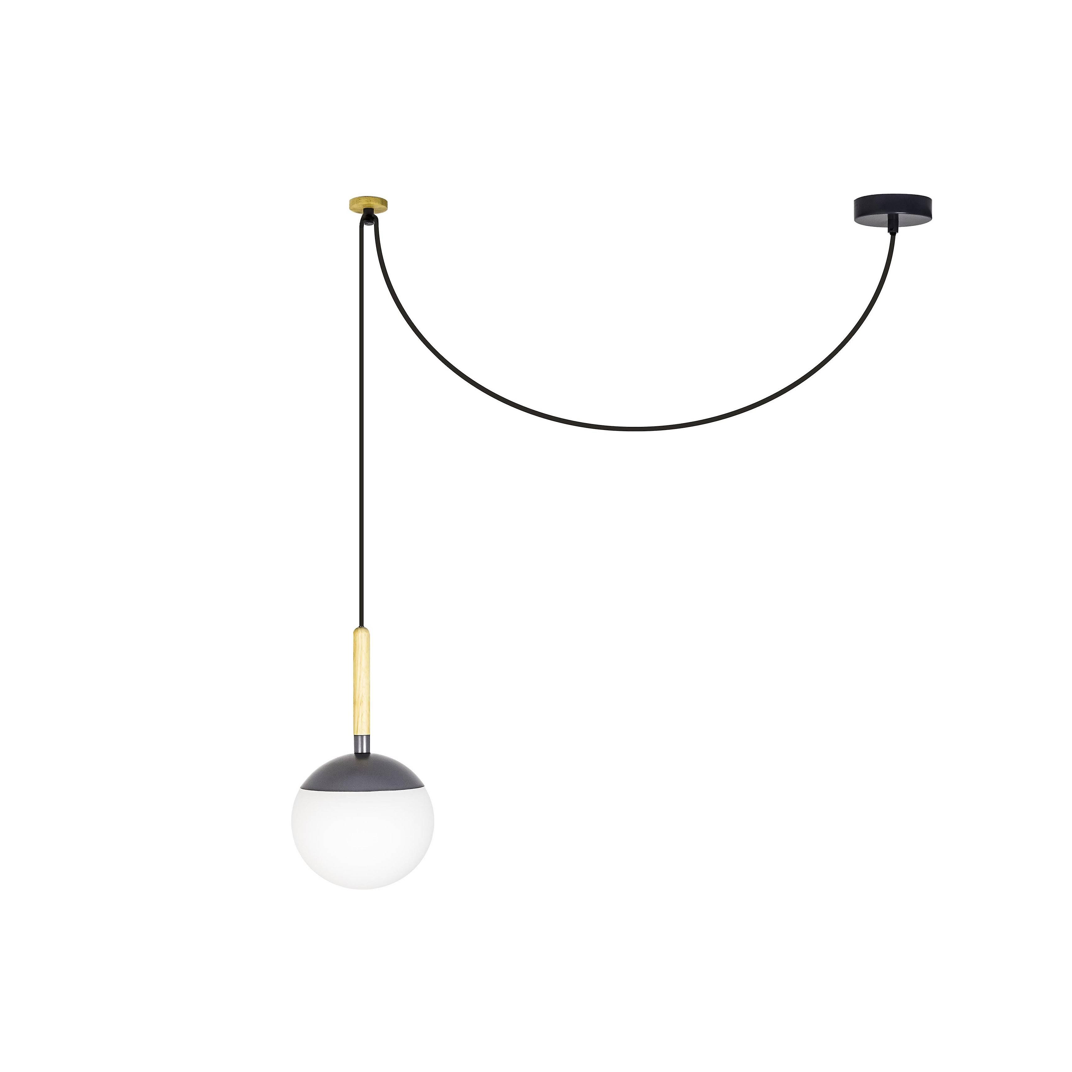Faro Mine - Grey Pendant Lamp, E27