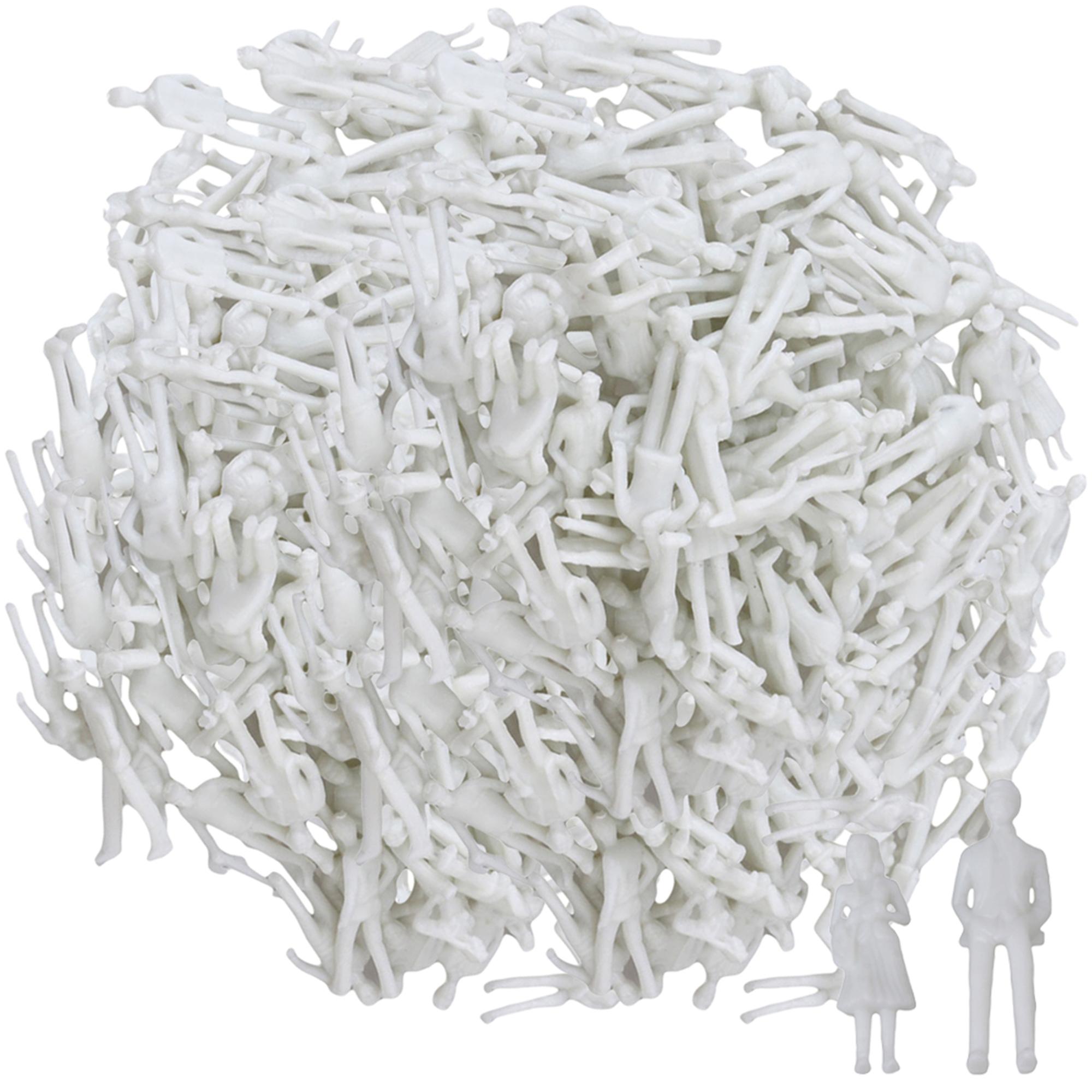 500Pcs Plastic Model People Figures 1:75 Scale for Train Architectual