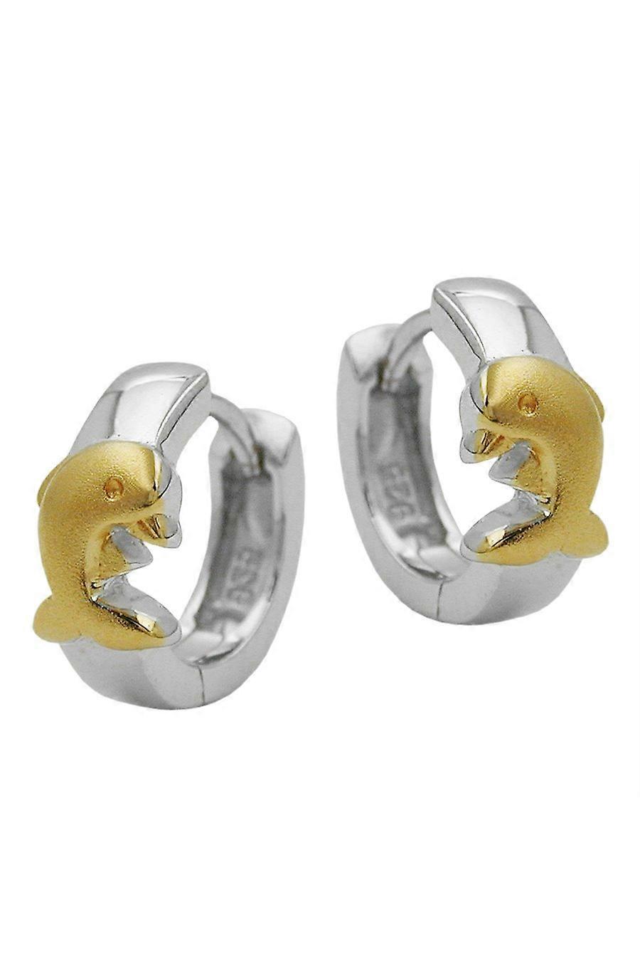 Hoop Earrings With Dolphin Silver 925 - Gl93444
