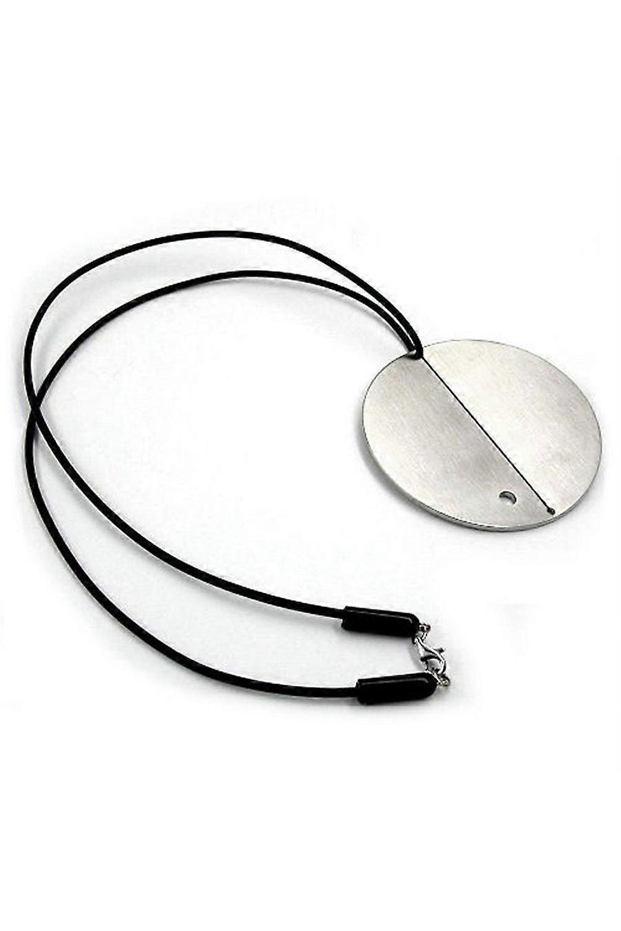 Necklace Disc Stainless Steel 55cm - Gl07832