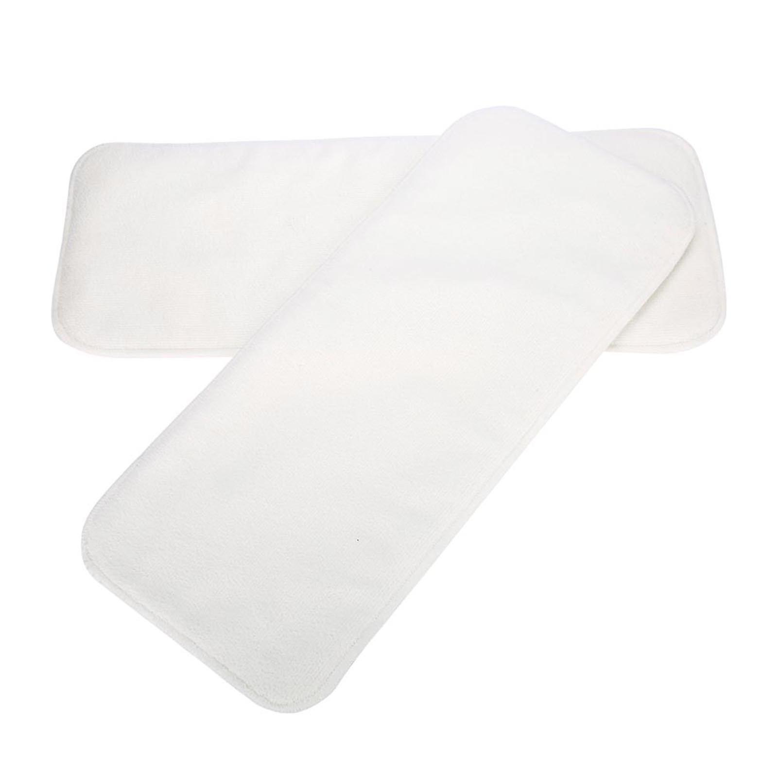 Pack of 2 washable and reusable diaper inserts, soft and absorbent