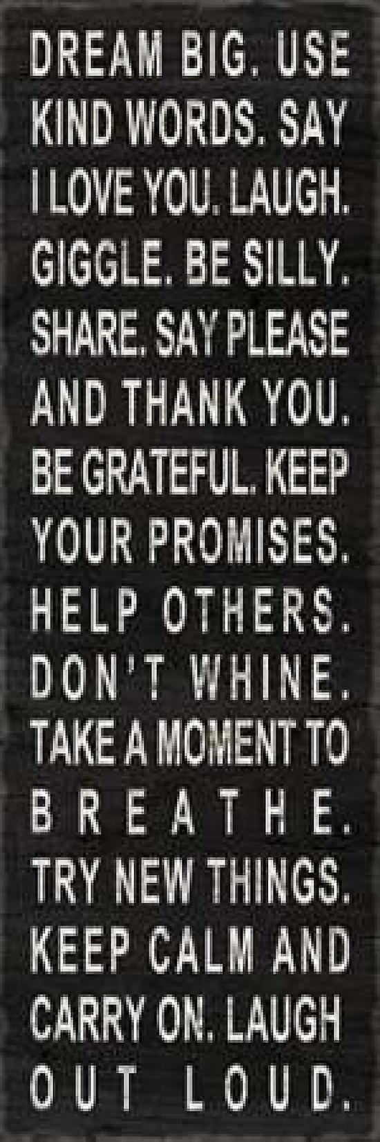 Dream Big - use kind words Poster