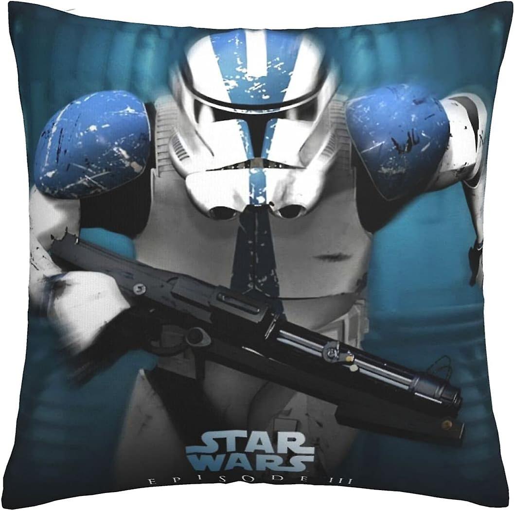 スターウォーズクッションカバー、スロー枕カバーホーム男性/女性のための装飾リビングルーム寝室ソファチェア18x18インチ枕カバー45x45 cm -cp6778