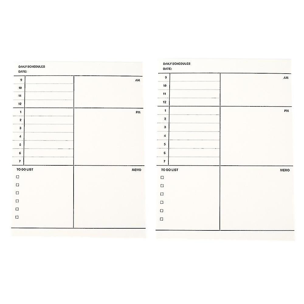 Set Of Two Detachable Notepads For Making Scratchpad Scratchpad With 100 Sheets Of Removable Sticker Paper For Office, Home, School
