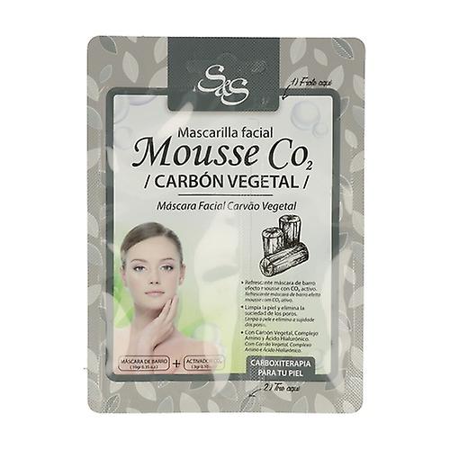 Mousse CO2 mask with charcoal 1 unit