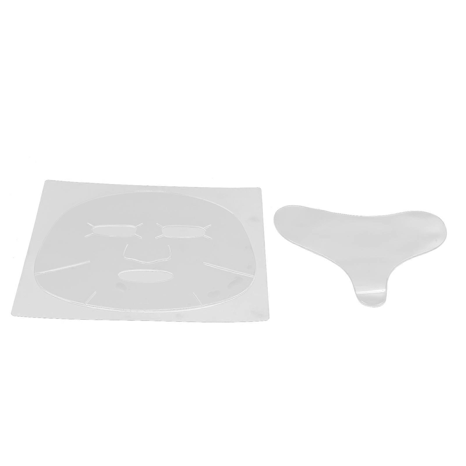 2 In 1 Facial Chest Pad Set Reusable Silicone Home Face Wrinkle Pads Patches Set