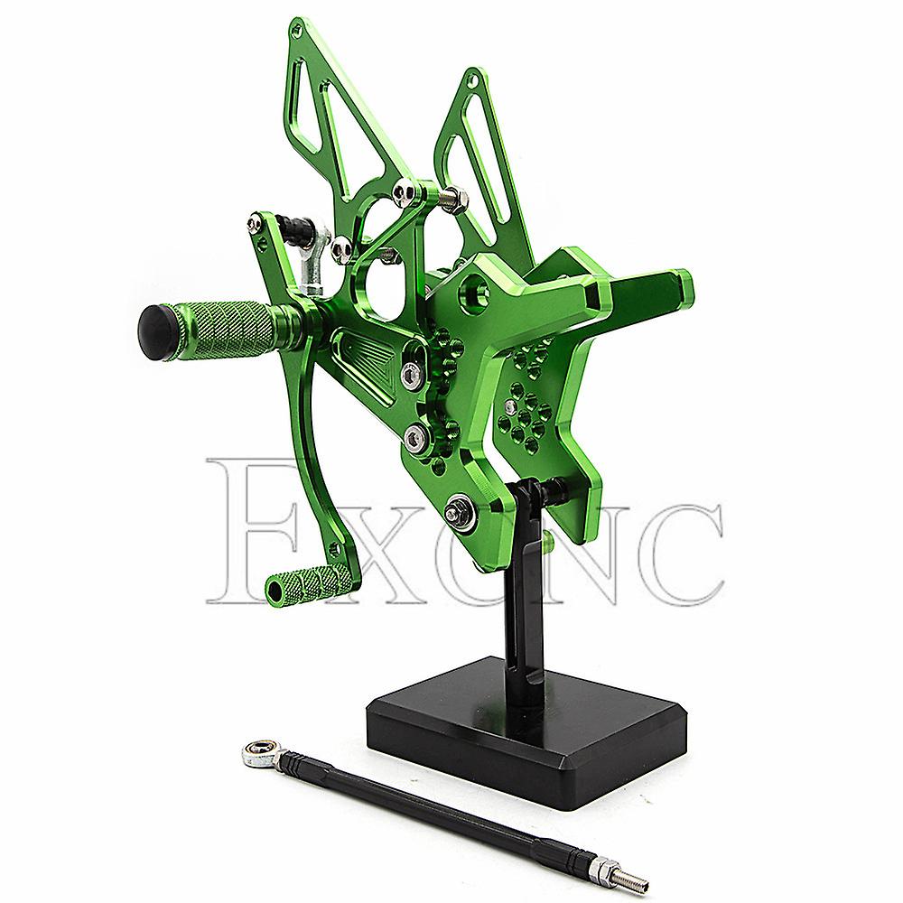 Für kawasaki z750 z 750 2004 2005 2006 cnc motorrad verstellbarer fußrasten rücksatz hinterer satz fuß stütze fuß stifte pedal zubehör
