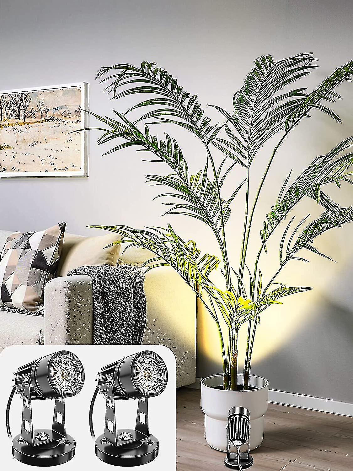 Led Spot Lights 5w Up Lights Indoor Spotlight Lamp For Plants,3 Color Temperature Modes Landscape Up Light