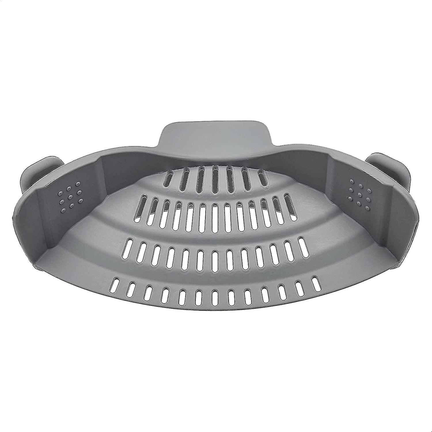 Noodle Strainer, Kitchen Drainer Silicone Pot Side Vegetable Drainer