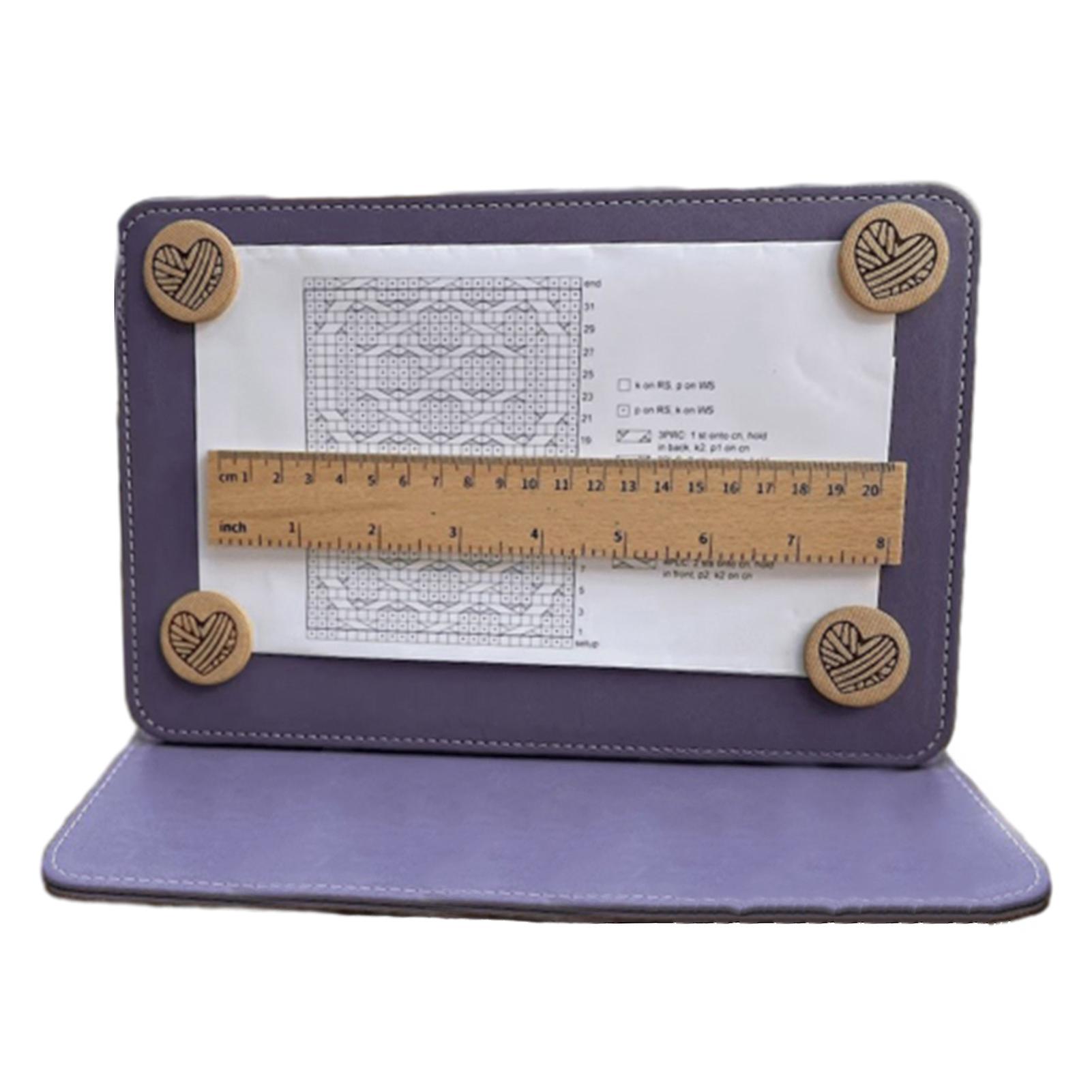 Folding Knitting Pattern Chart Holder Lightweight Pattern Display Stand Gift for Knit Lover