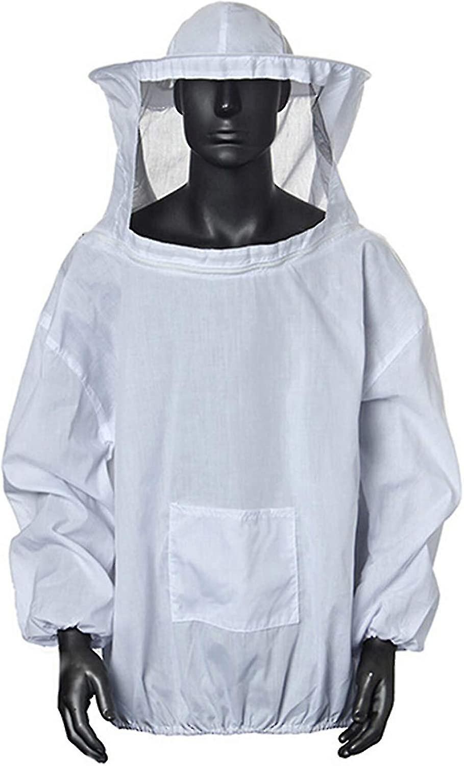 Beekeeper Jacket With Hat Professional Protection Hat Bee Suit With Zipper For Beekeepers Bee Keeper