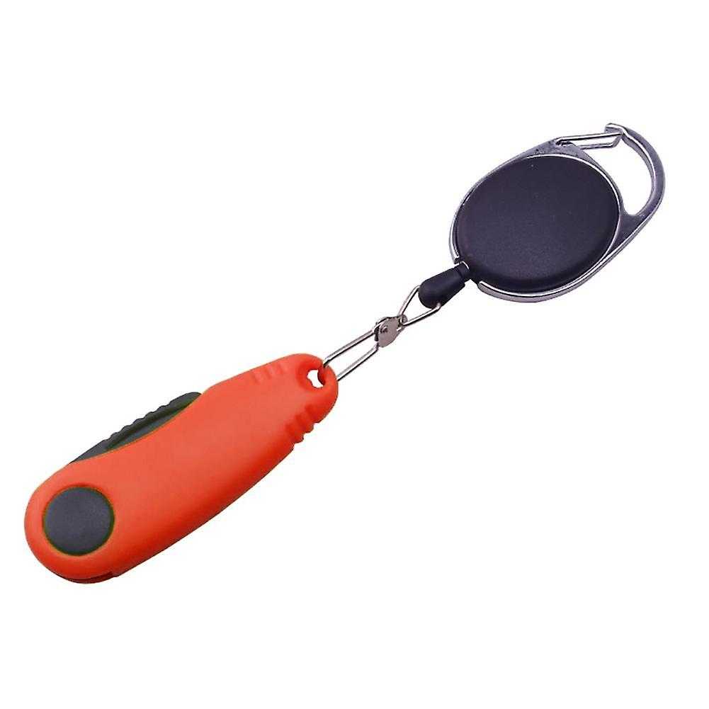 Portable Folding Fishing Line Cutter Clipper Scissors Tool with Retractable Hook