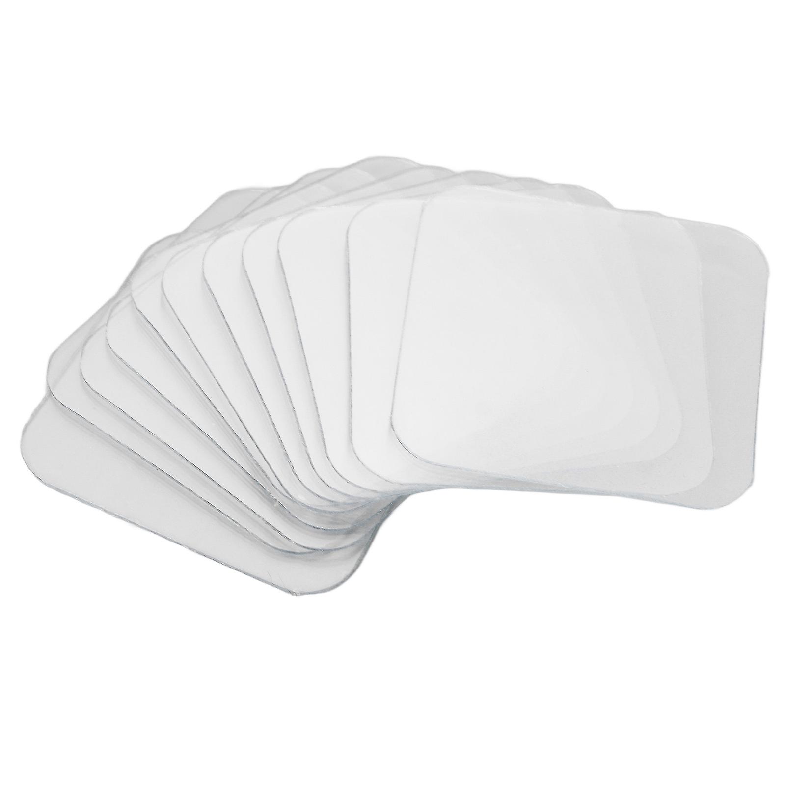 20 قطعة قابلة للغسل مربع مزدوج الوجهين شريط لاصق شفاف