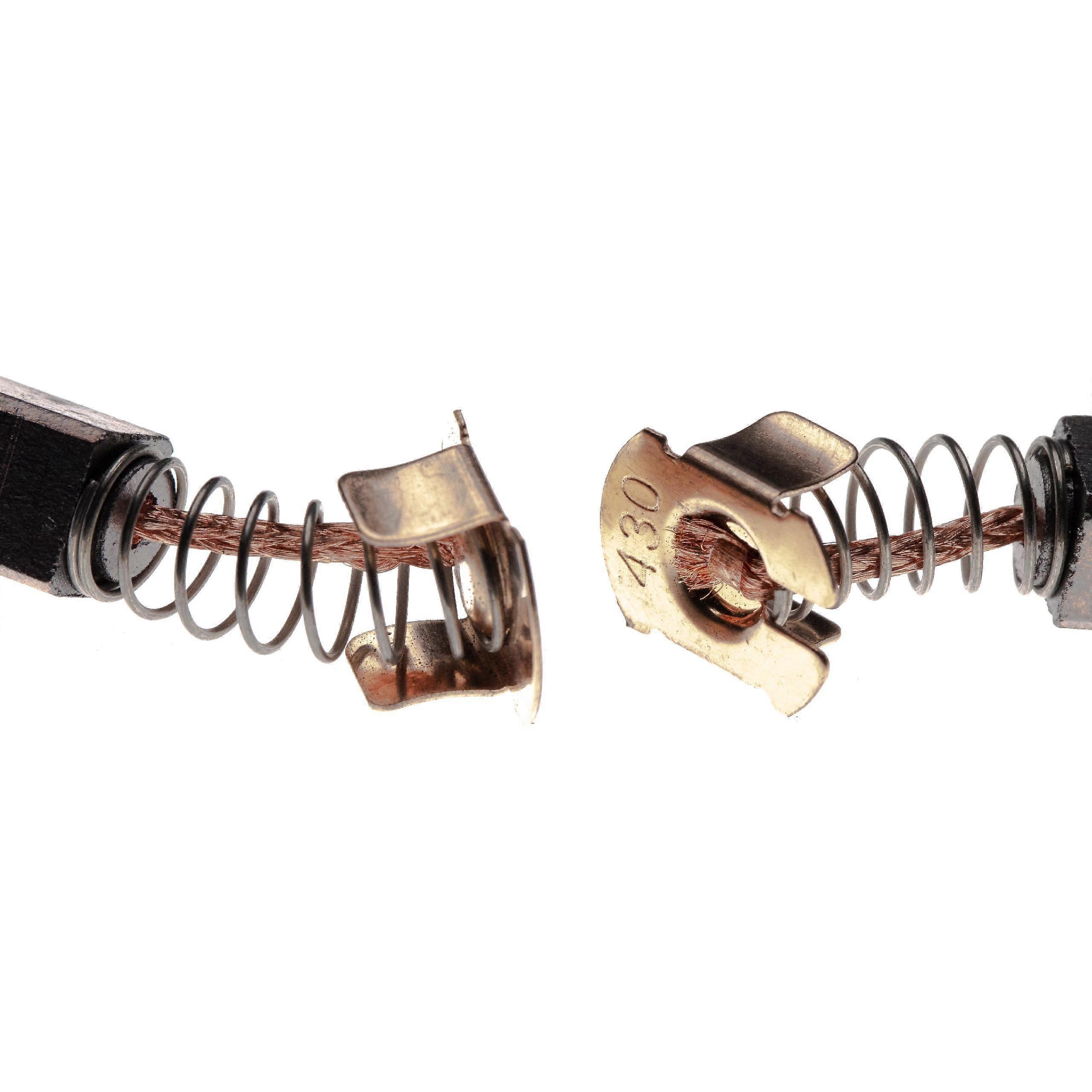 vhbw 2x Kohlebürste 7 x 7,3 x 11 mm kompatibel mit Makita DPB180, DJV180, DSS500, DHR165, DHR164, DJV140, DJS161, DGA452, DCO180 Elektrowerkzeug