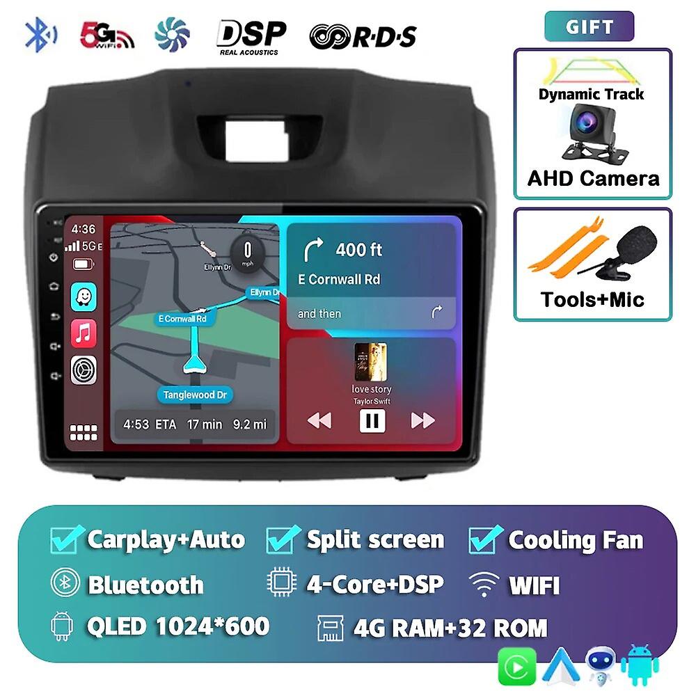 Android 13 Carplay Auto Car Radio For Chevrolet Holden S10 Trailblazer Colorado Isuzu Dmax Multimedia Player Video Stereo Dsp