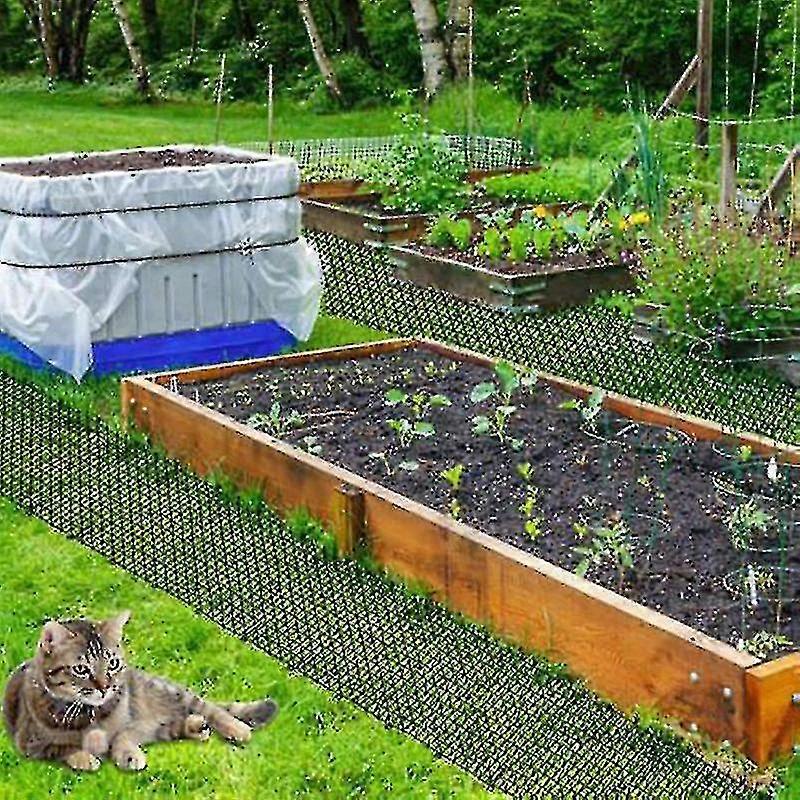 Garden Protection: 2 Meters Cat Mats With Spikes Prickle Strips - Anti-cat Digging Stopper
