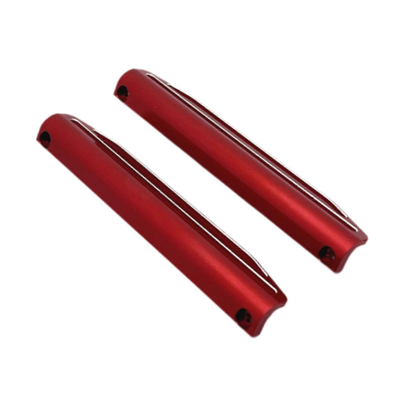 2 Pieces RC Chasiss Side Guard Side Guard Protector for 1:10 Scale Car Model red