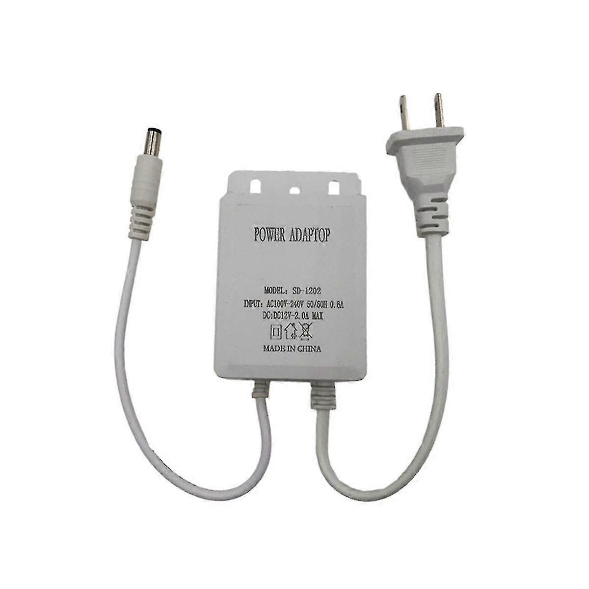 12v 2a Power Adapter Waterproof Power Surveillance Camera Rainproof Power Adapter Light Strip Suppl - MXBC