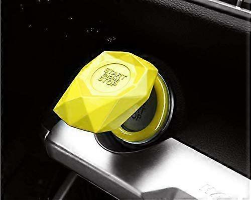 ZK50  Car Key Systems Key blade Engine Start Stop Switch Button Cover Decorative Auto Accessories Push Button Sticky Cover  Interior