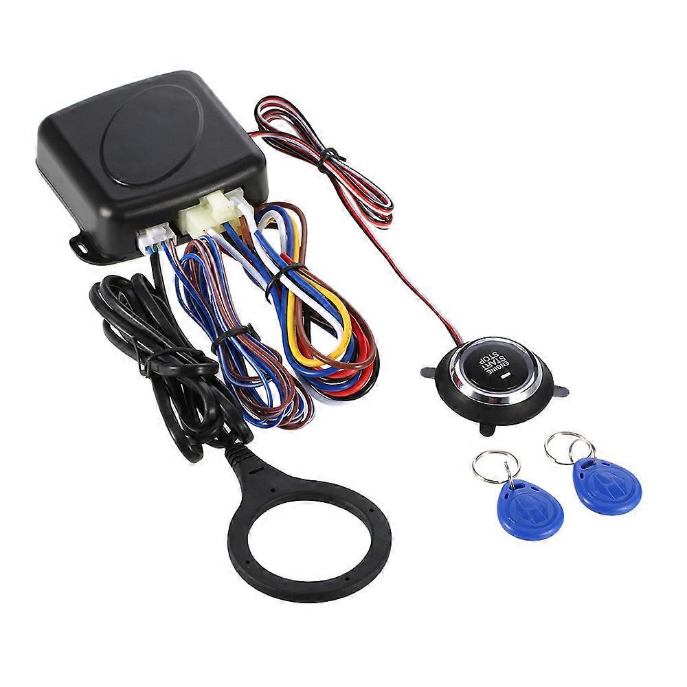 start stop Car Key Systems Key blade Hot One way auto Alarm System with remote start engine less entry system ro dropshipping