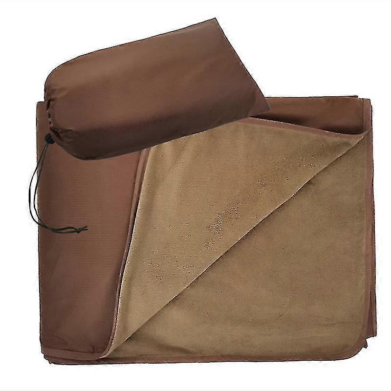 ماء يندبروف سميكة الصوف في الهواء الطلق وبطانية الاستاد ، المدمجة الدافئة على الوجهين رمي ، عظيم للطقس البارد التخييم ، نزهة ، الرياضة ، fe-xinhan