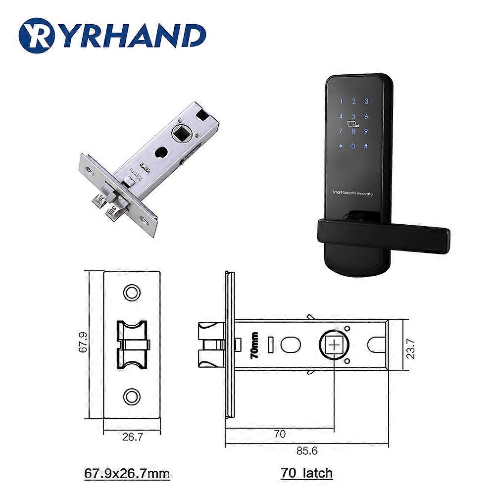 Ttlock Bluetooth Wifi Smart Electronic Door Lock Keypad Smart Door Lock For Home Airbnb House Apartment With App Remote Control