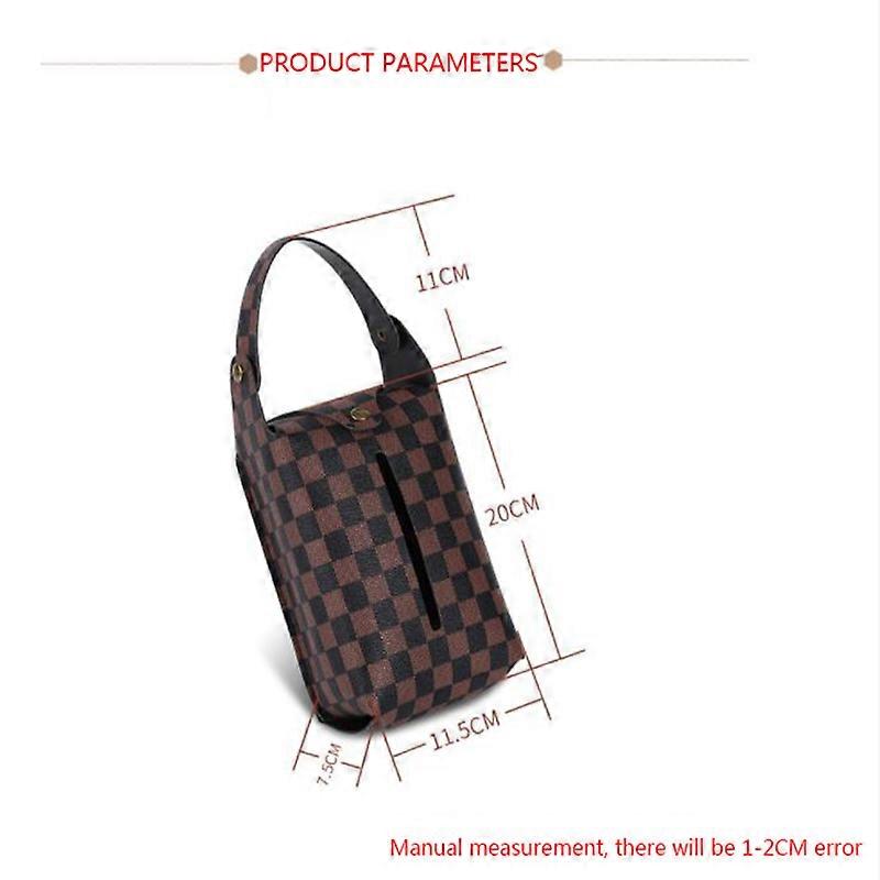 Car Leather Tissue Box