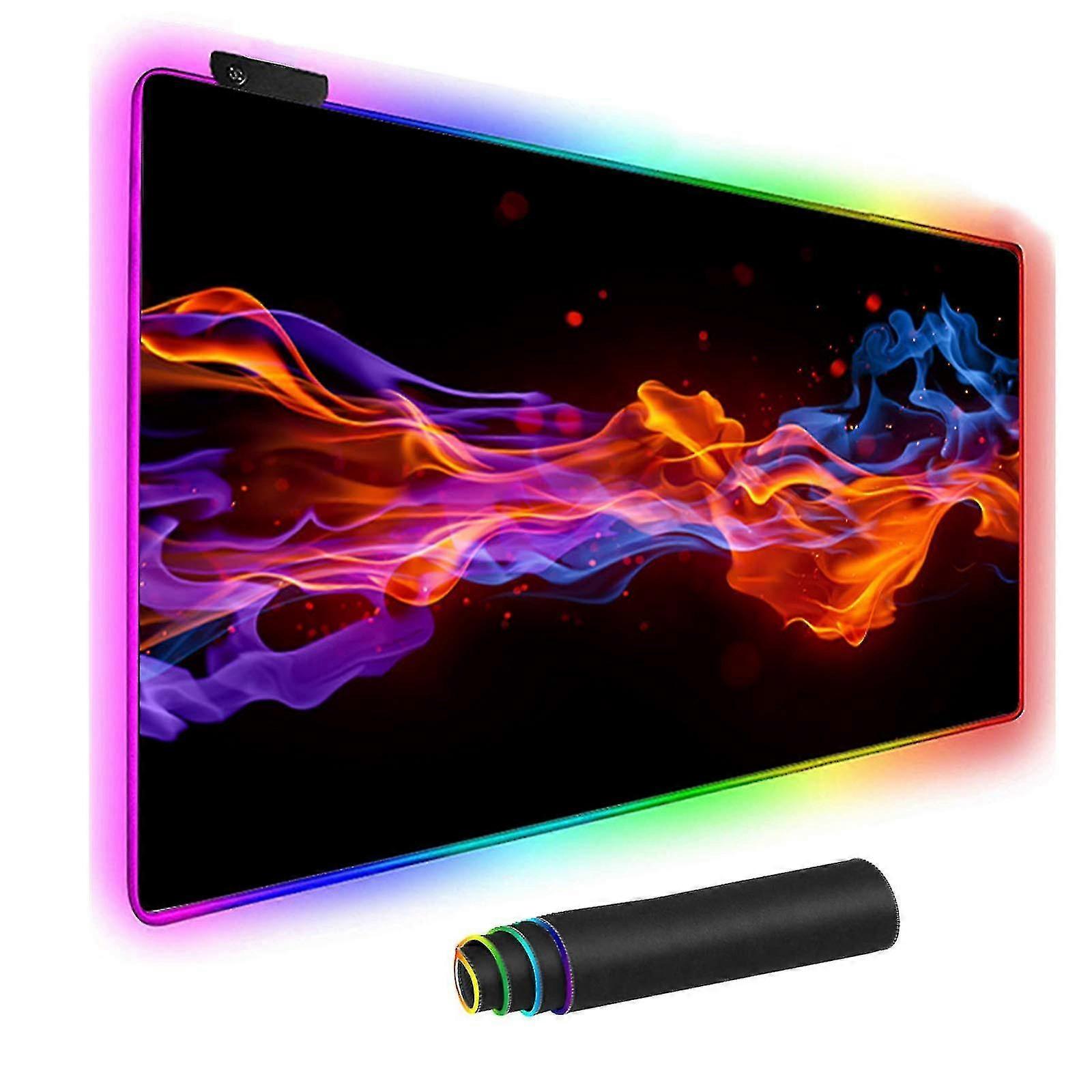 Mouse Pad -Large LED Luminous Extended  Mouse Pad With Non-Slip Rubber Base