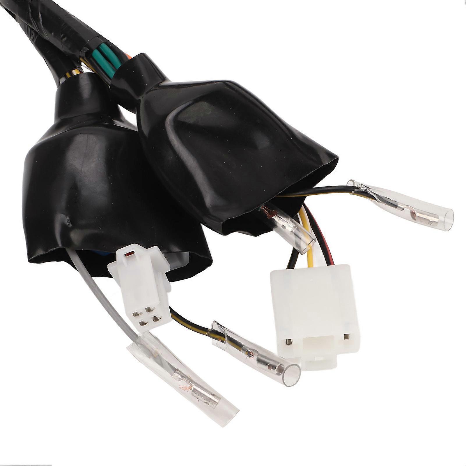 Motocicleta completa chicote elétrico resistente ao calor ABS TPU substituição para CT100 todos os anos