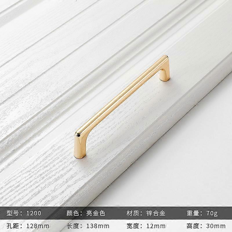 Modern minimalist hardware pulls cabinet door handle closet cabinet door light luxury drawer single hole