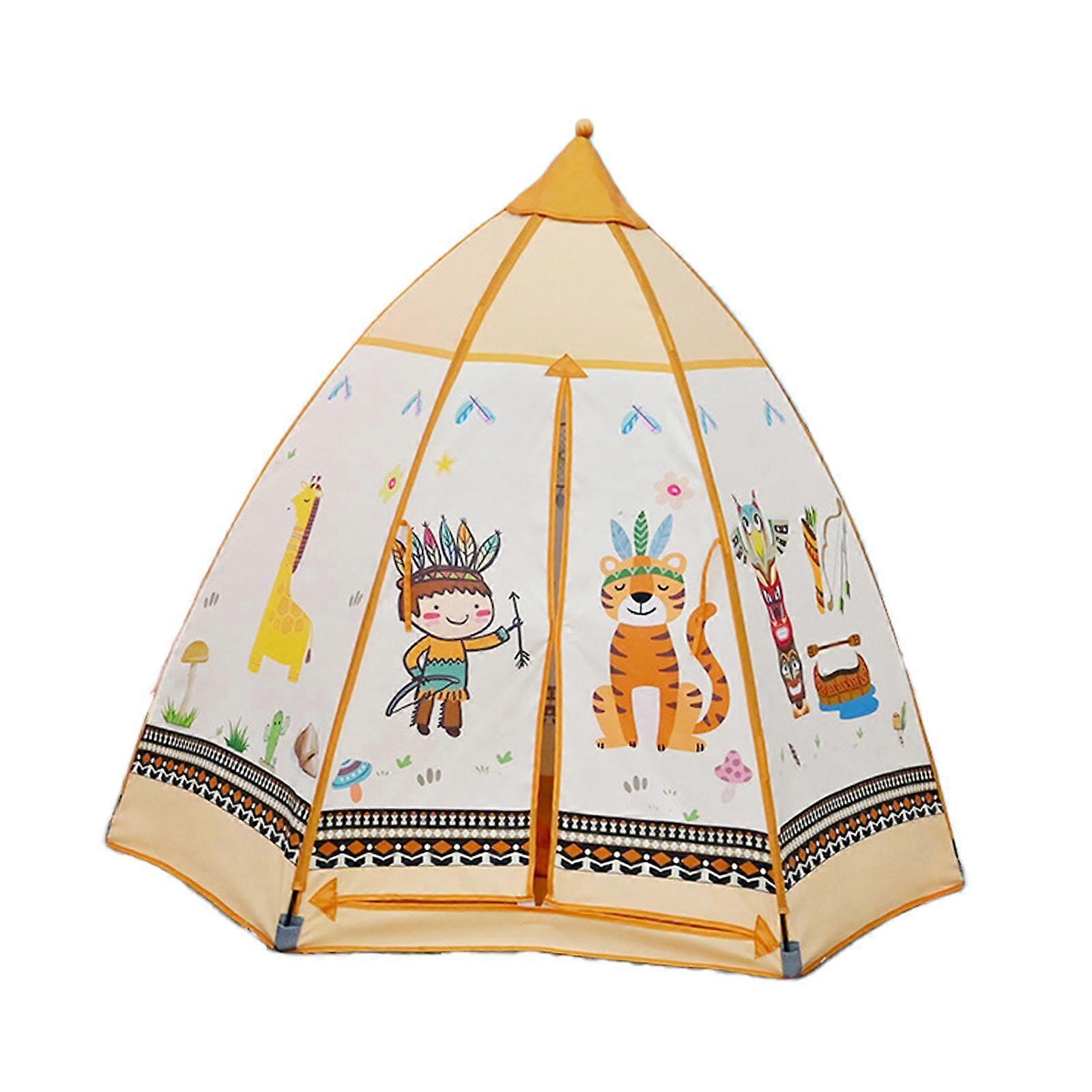 Teepee Castle Tent Castle Playhouse Tent for Barbecues Playgrounds Carnivals