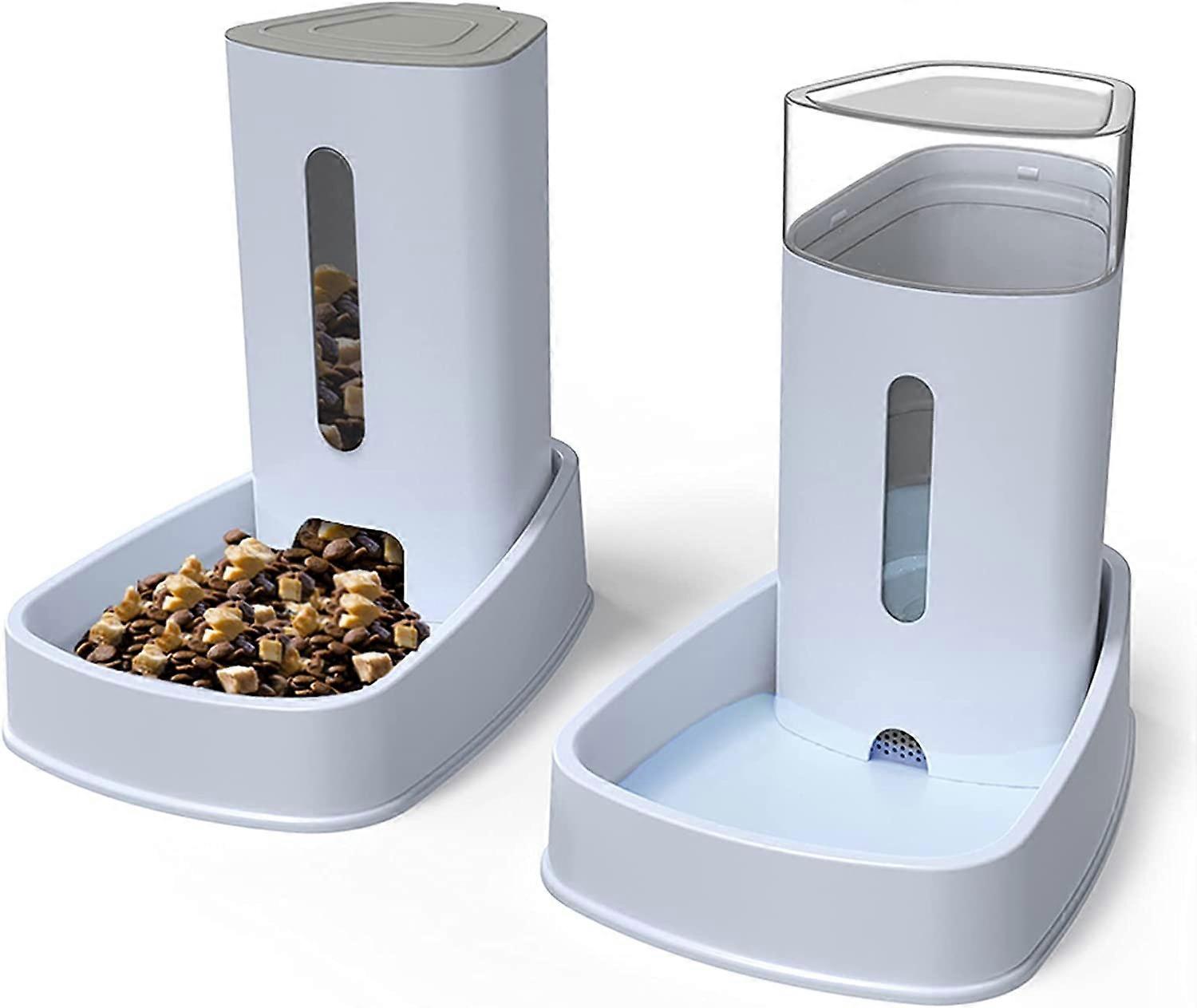 フィルター付き自動フィーダー猫/犬用ウォーターディスペンサーペット自動ウォーターディスペンサー子猫の飲用噴水子犬ボウル各3.8 L