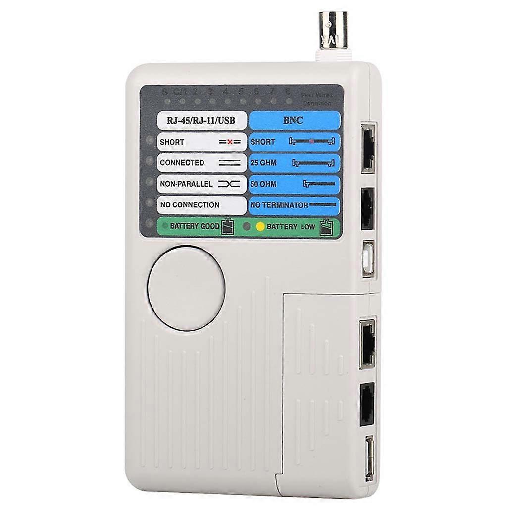 4 في 1 جهاز اختبار كابل الشبكة عن بعد RJ11 RJ45 USB BNC LAN لكاشف تعقب الكابلات UTP STP