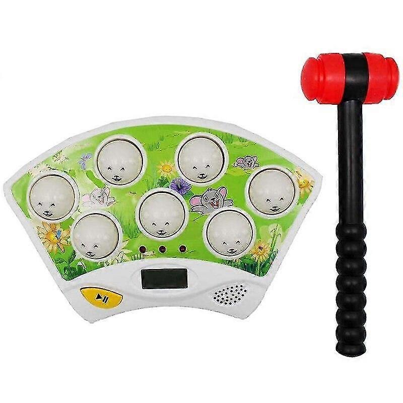 古典的なモグラの強打反射電子アーケードゲームの子供たちはモグラ教育ミュージカルを強打