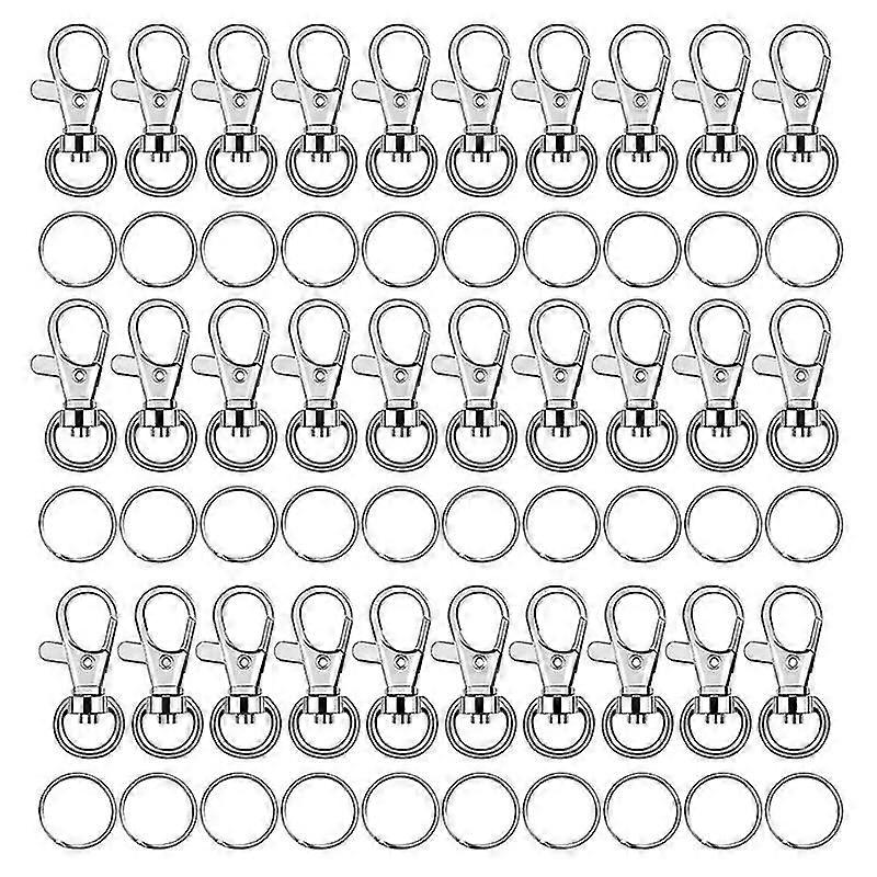 Swivel Clasp Lanyard Snap Hook Lobster Claw Clasp Swivel Hook With Jump Ring