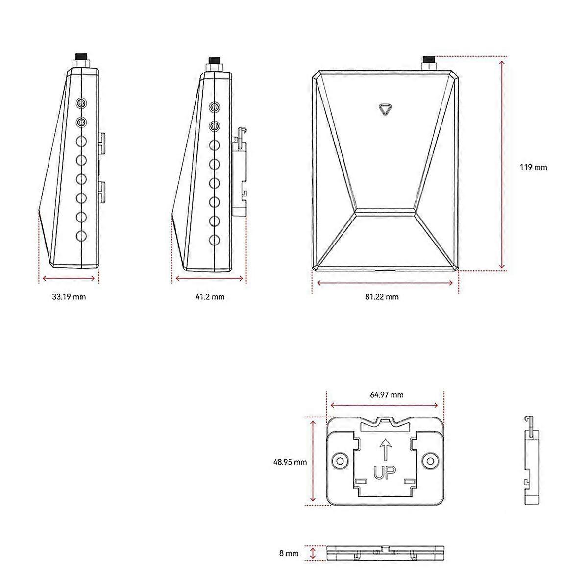 Tuya Smart Life WIFI Three-Phase Four-Wire Power Meter with 200A Main CT and 50A Sub CT Real-Time P