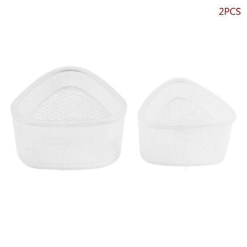 2pcs Triangle Sushi Mold Onigiri Rice Ball Press Maker Diy Bento Kitchen Cooking