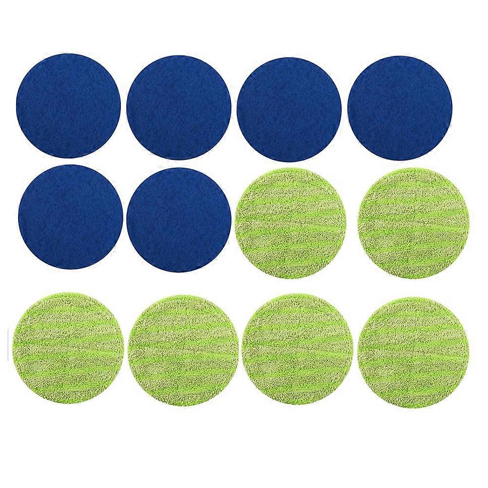 Replacement Pad for Cordless Electric Mop Sweeper Wireless Electric Mop Replacement Scrubber Pad 12