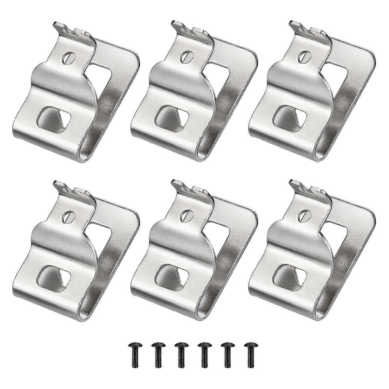 Fsw 1 Set Tool Belt Clip Easy To Install Stainless Steel Tool Clips Hook Kit With Screw For Dewalt N268241 Kaesi