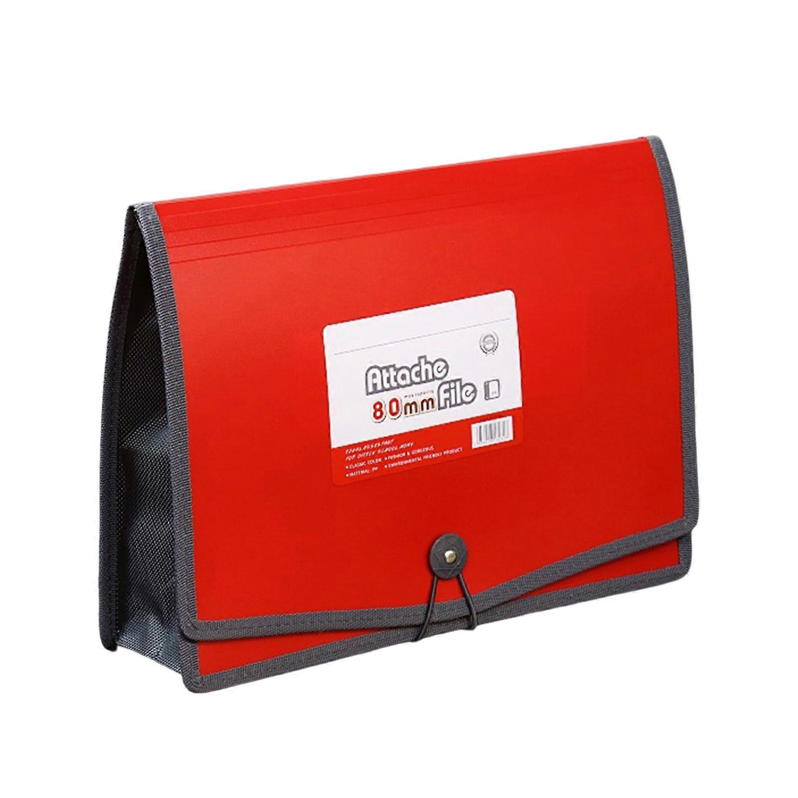A4 Canvas Document Organizer Large-Capacity Document Bag Suitable for Homework Student