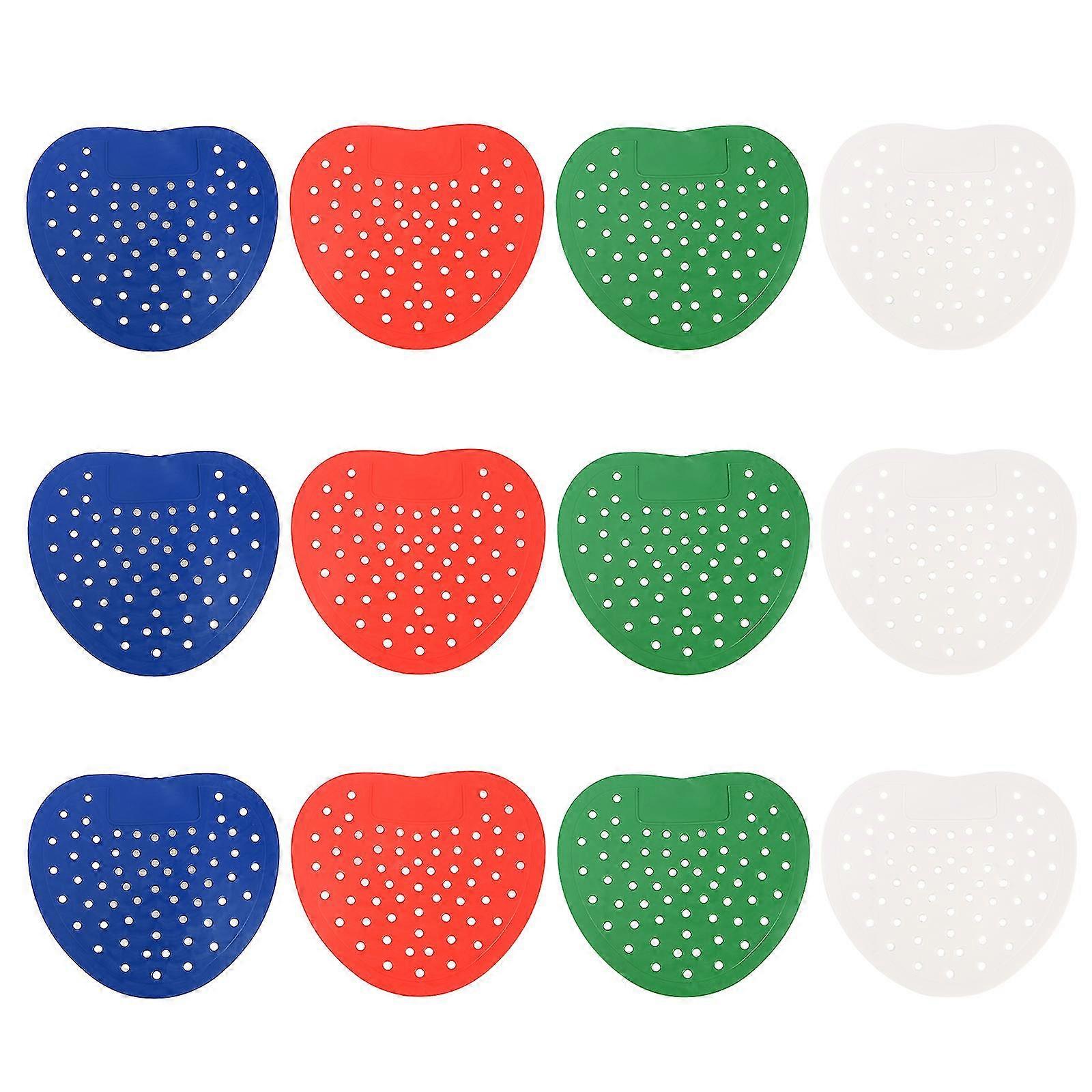 12pcs Urinal Screen Deodorizer Activated Carbon Anti-splash Odor Neutralizer