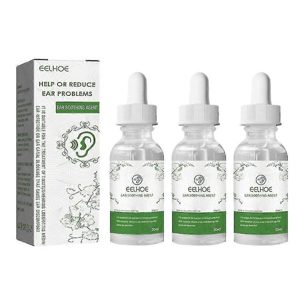 3pcs Herbal Tinnitus Ear Relief 20ml