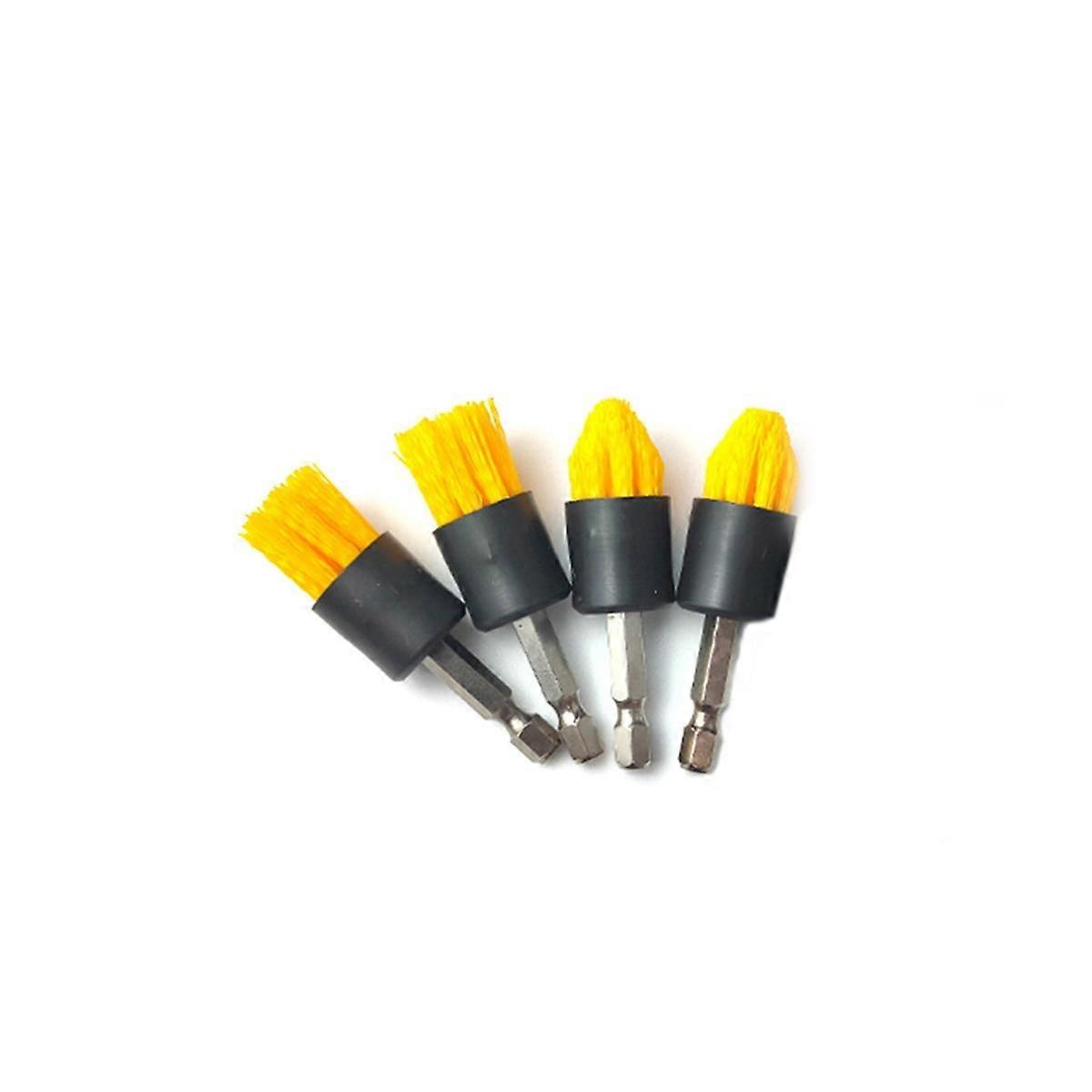 4 Pack Attachment Set Todos os detalhes Brush Attachments para Cordless Drill Tile & Conjunto de Rejunte