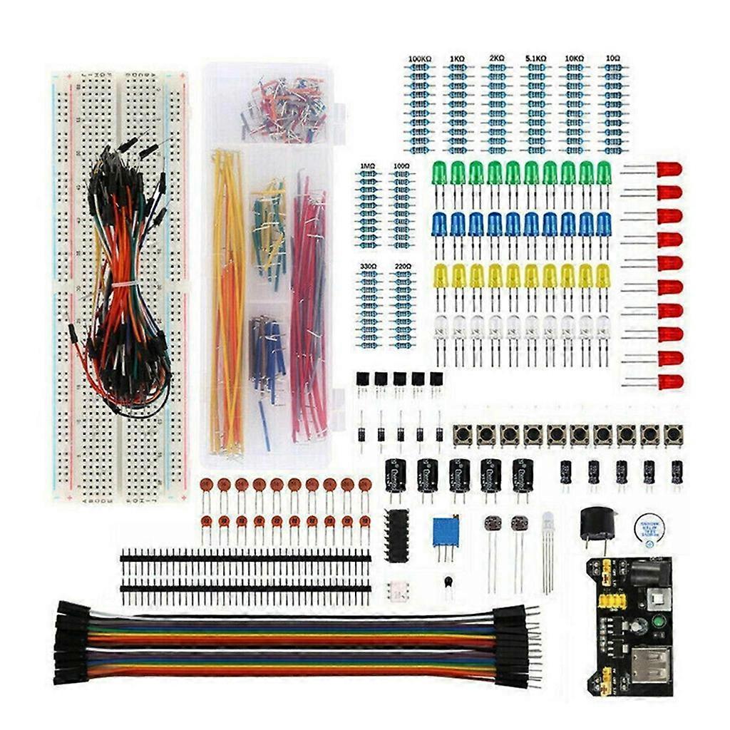 DIY Project Pack Electronic Starter Kit Learn with Basic Circuit Kit Complete