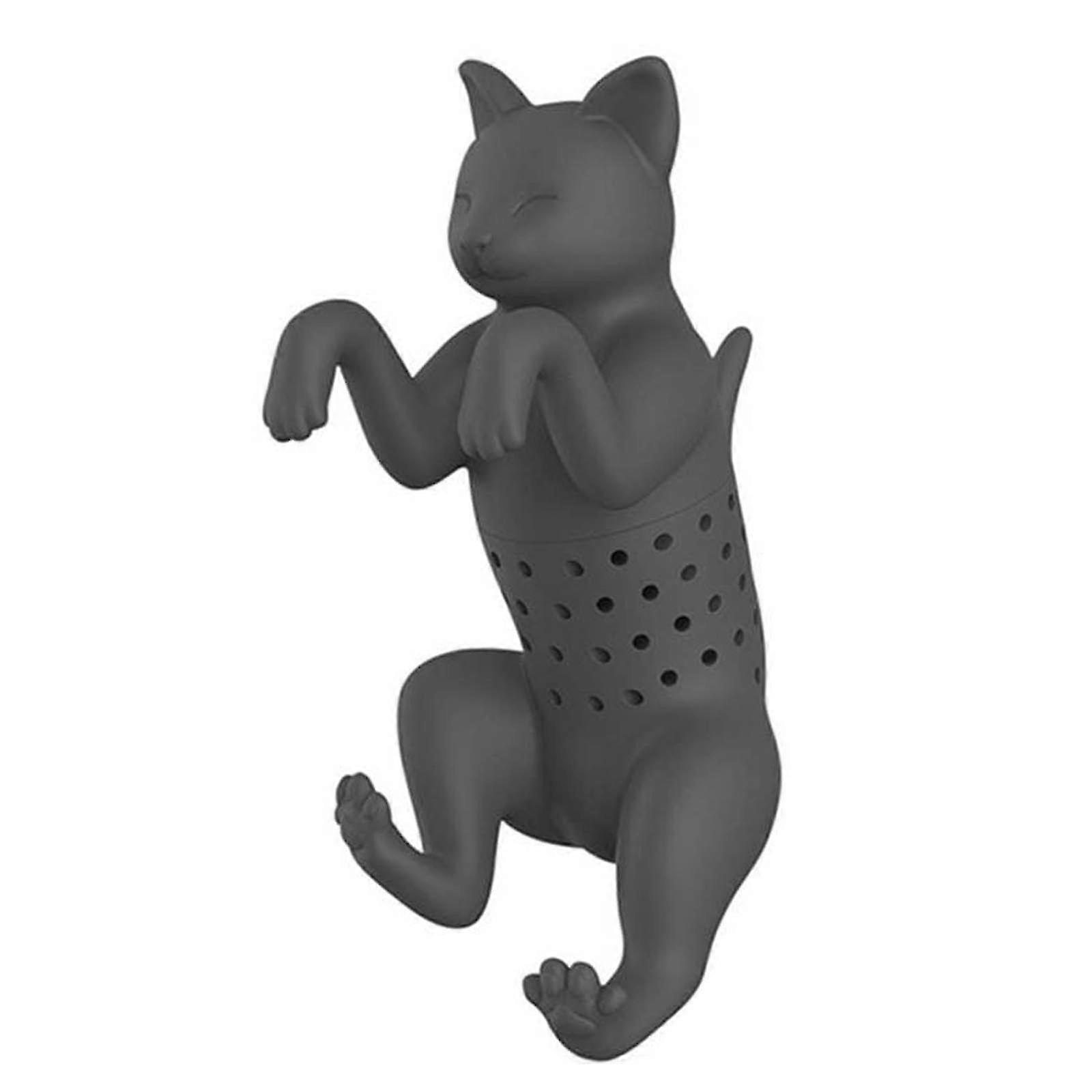 Tea Filter Tea Separating Tea Residue Device Creative Silicone Cat Tea Maker