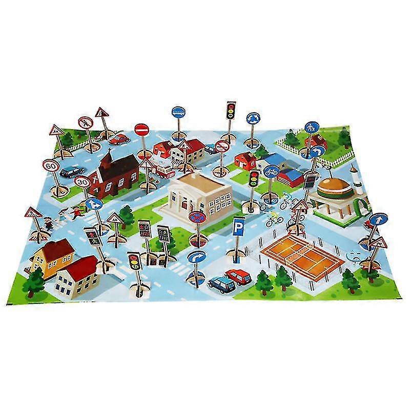 1set Street Road Signs